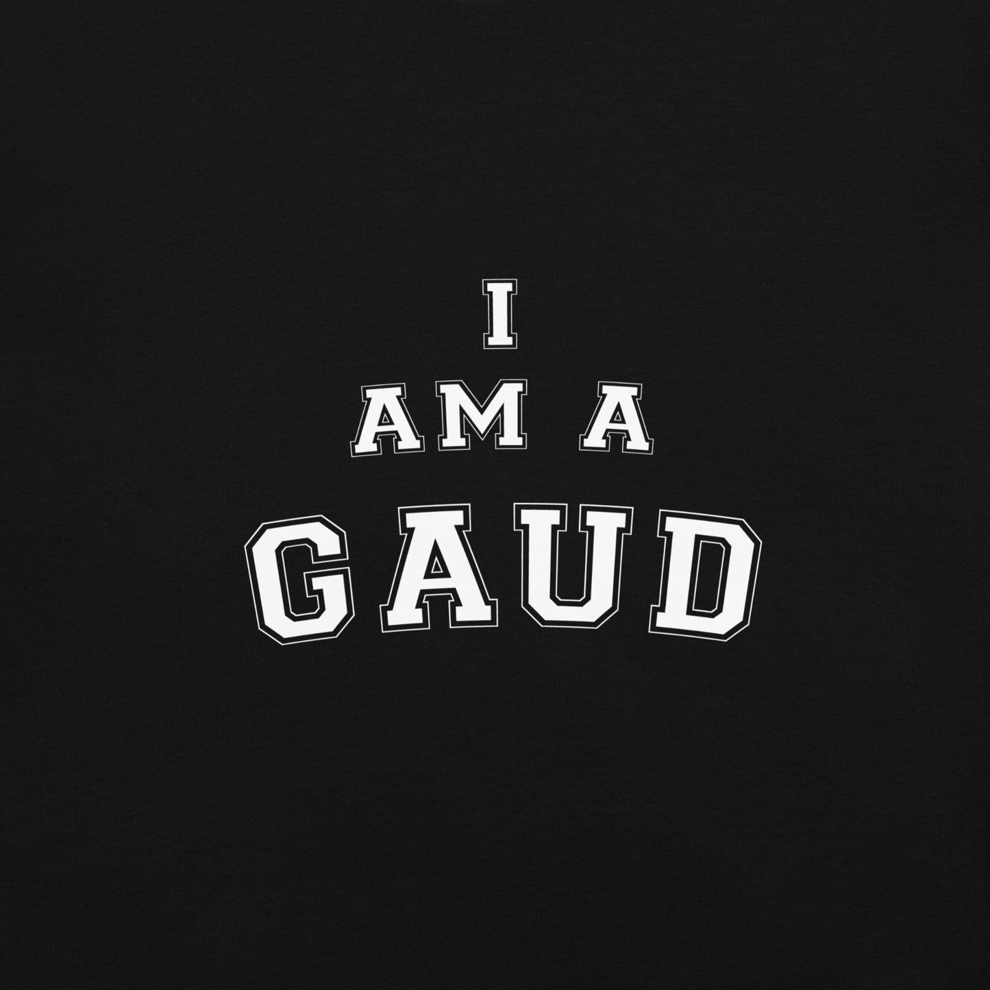 I AM A GAUD Tee - Black & White