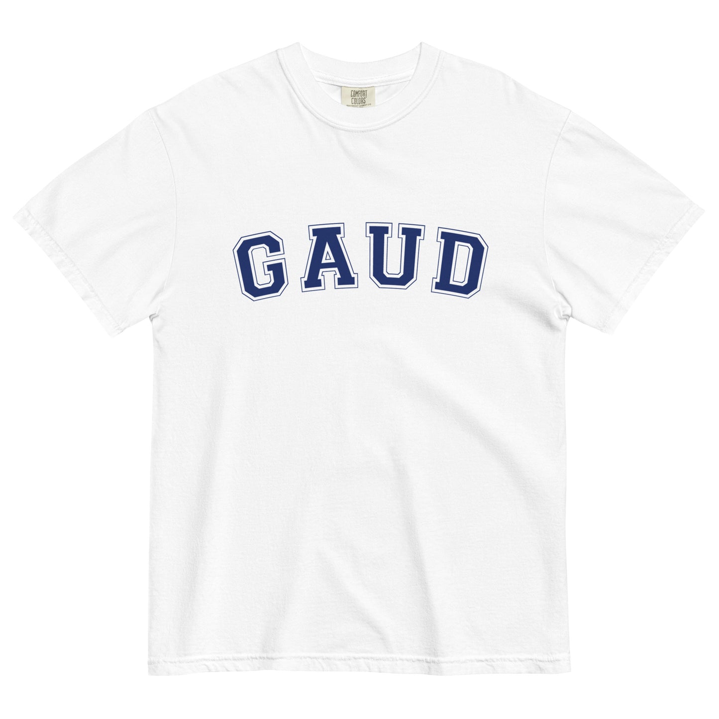 GAUD Tee - White & Blue